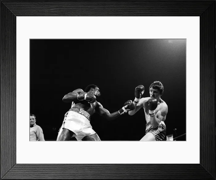 Framed Print : Dave Boy Green v Sugar Ray Leonard - Apr 1980 Dave Boy Framed Print : Dave Boy Green v Sugar Ray Leonard - Apr 1980 Dave Boy