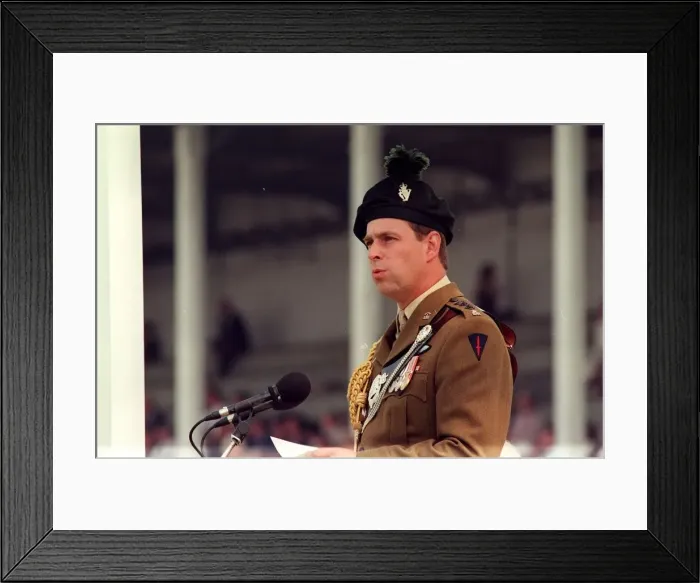 Framed Print : VJ Day Commemorations Belfast Northern Ireland August 95 The Duke of York during Framed Print : VJ Day Commemorations Belfast Northern Ireland August 95 The Duke of York during