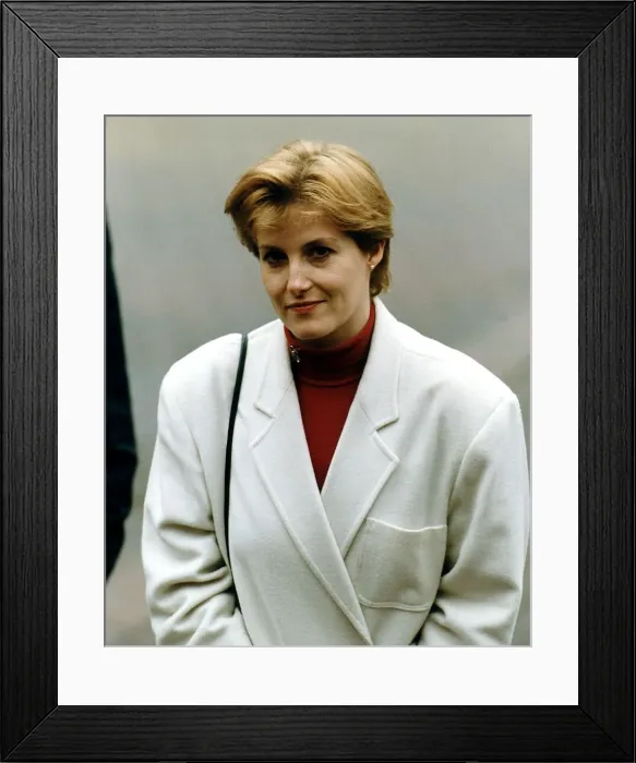 Framed Print : Sophie Rhys Jones girlfriend of Prince Edward December 1993