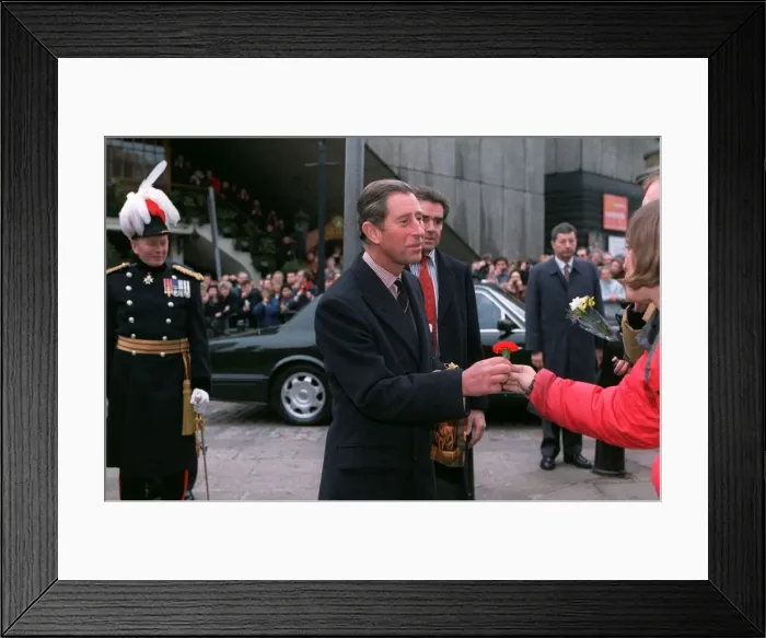 Framed Print : Prince Charles at tower pier Framed Print : Prince Charles at tower pier
