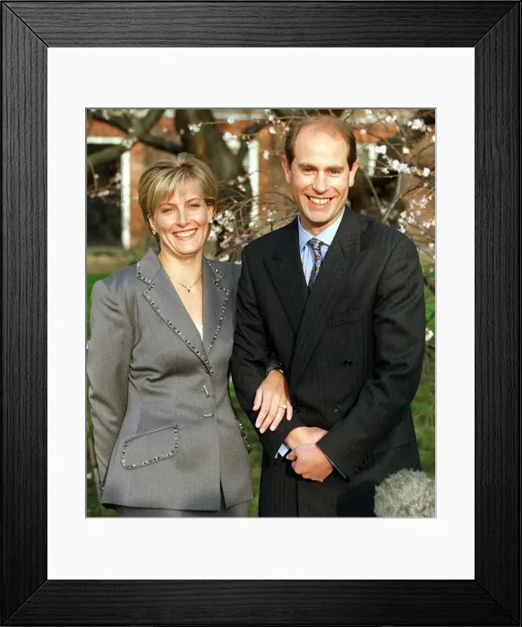 Framed Print : Prince Edward engagement 6th January 1999 Prince Edward Framed Print : Prince Edward engagement 6th January 1999 Prince Edward