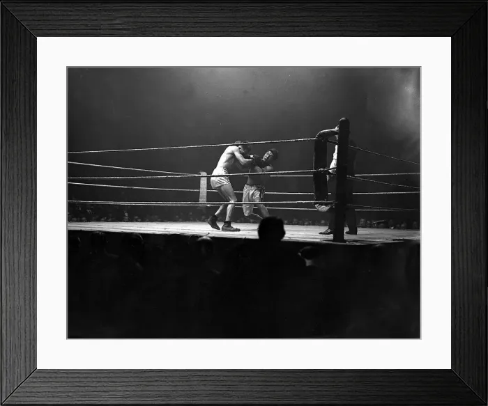 Framed Print : Boxing Kid Lewis V McCormick Nov 1921 Framed Print : Boxing Kid Lewis V McCormick Nov 1921