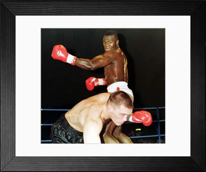 Framed Print : Herbie Hide v Willie Fischer 1998 Boxing Herbie Hide Boxer WBO Heavyweight