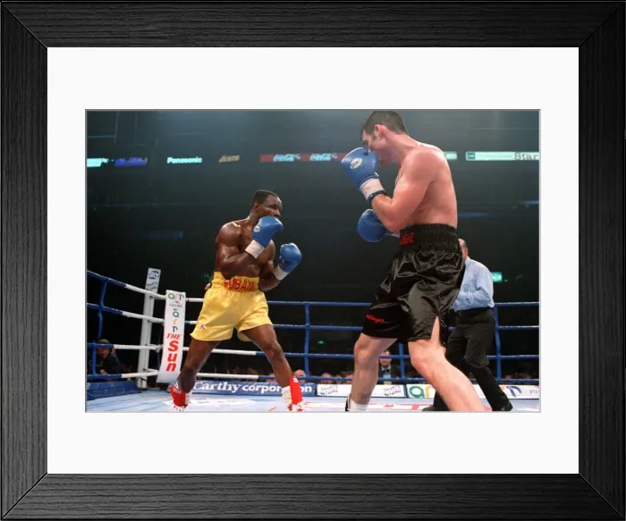 Framed Print : Joe Calazghe Boxer October 97 Joe Calzaghe beating Chris Eubank for the vacant WBO Framed Print : Joe Calazghe Boxer October 97 Joe Calzaghe beating Chris Eubank for the vacant WBO