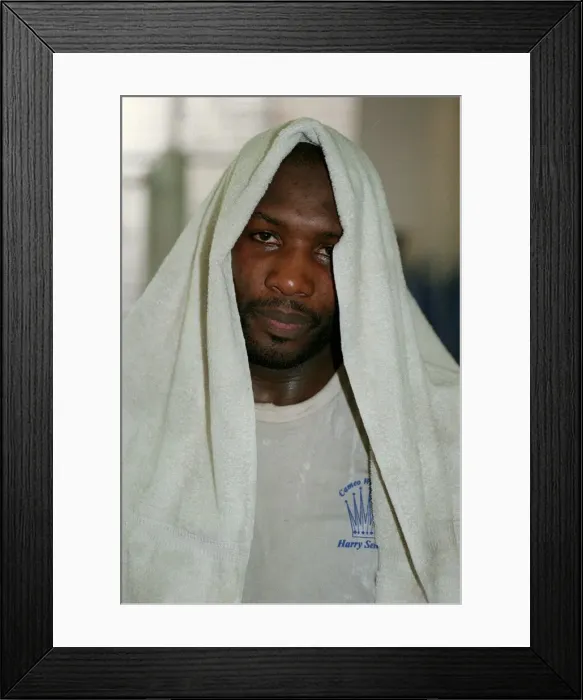 Framed Print : Julius Francis Boxing January 99 British Heavyweight Champion Framed Print : Julius Francis Boxing January 99 British Heavyweight Champion