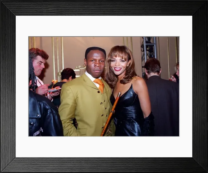 Framed Print : Chris Eubank Boxing April 98 Ex supermiddle weight champion of the world with Framed Print : Chris Eubank Boxing April 98 Ex supermiddle weight champion of the world with