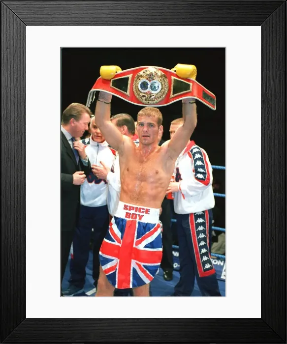 Framed Print : Ryan Rhodes Celebrates Winning An IBF Intercontinental Title Framed Print : Ryan Rhodes Celebrates Winning An IBF Intercontinental Title