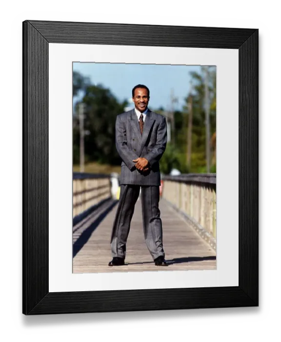 Framed Print : Lloyd Honeyghan Boxer Framed Print : Lloyd Honeyghan Boxer