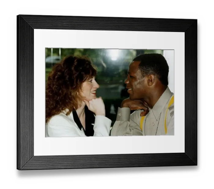 : Chris Eubank Boxing with wife Karron : Chris Eubank Boxing with wife Karron