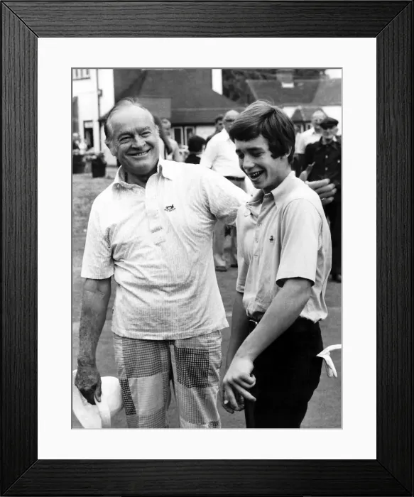 Framed Print : Bob Hope plays golf August 1975 Framed Print : Bob Hope plays golf August 1975