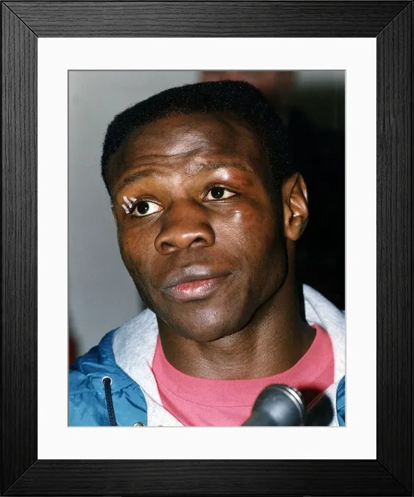 Framed Print : Chris Eubank Boxing Framed Print : Chris Eubank Boxing