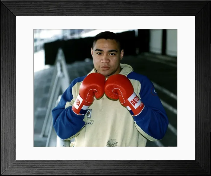 Framed Print : Esene Faimalo Rugby league player for Widnes and former boxer Framed Print : Esene Faimalo Rugby league player for Widnes and former boxer