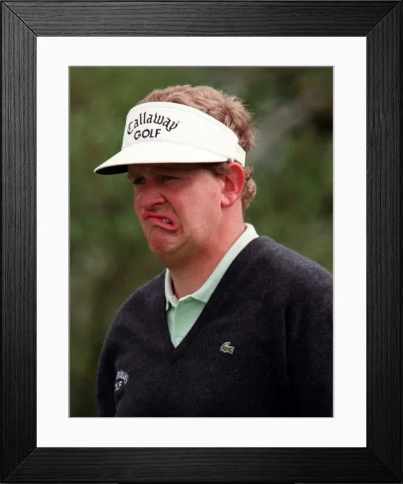 Framed Print : Colin Montgomerie Open Golf Championship Birkdale 1998 Framed Print : Colin Montgomerie Open Golf Championship Birkdale 1998