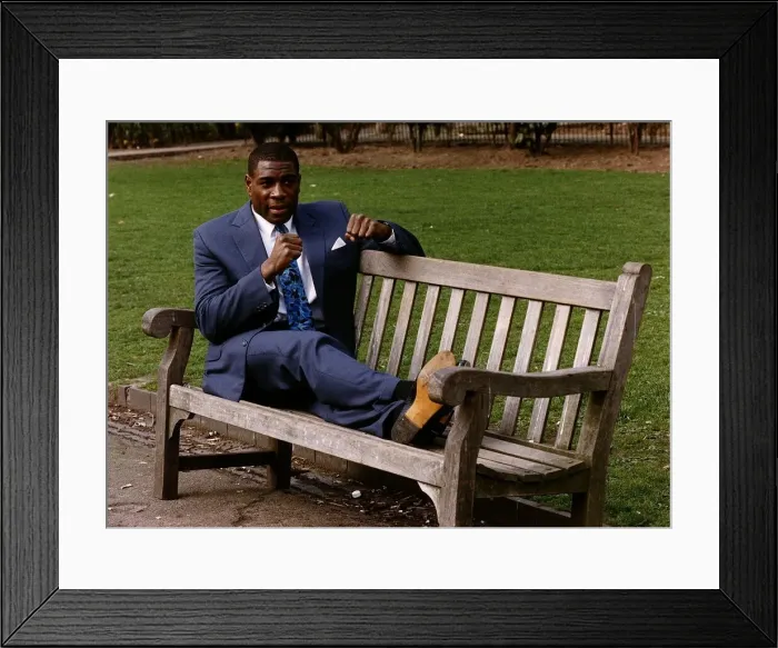 Framed Print : Frank Bruno former Heavyweight Boxer Framed Print : Frank Bruno former Heavyweight Boxer