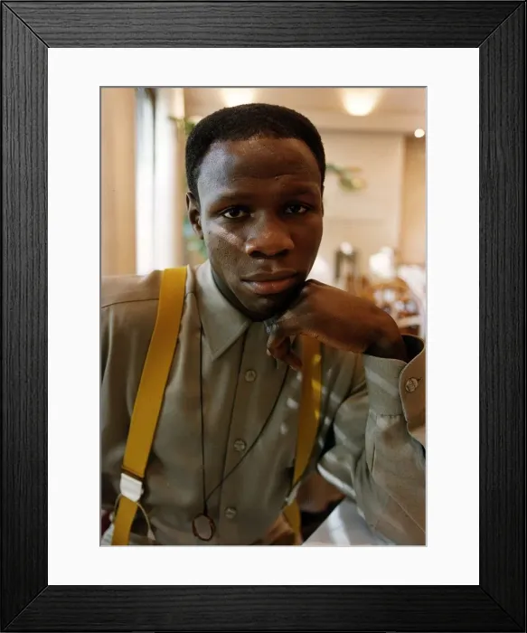 Framed Print : Chris Eubank Boxer Framed Print : Chris Eubank Boxer