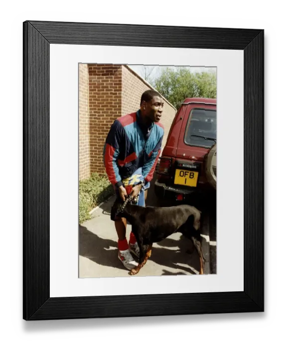Framed Print : Frank Bruno Former WBC World Heavyweight Champion Boxer Framed Print : Frank Bruno Former WBC World Heavyweight Champion Boxer