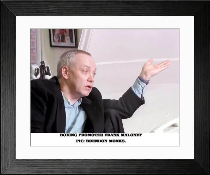 Framed Print : Frank Maloney Boxing Promoter January 1999 Framed Print : Frank Maloney Boxing Promoter January 1999