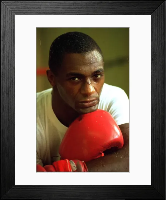 Framed Print : Herol Bomber Graham Ready For His Comeback Fight In Sheffield