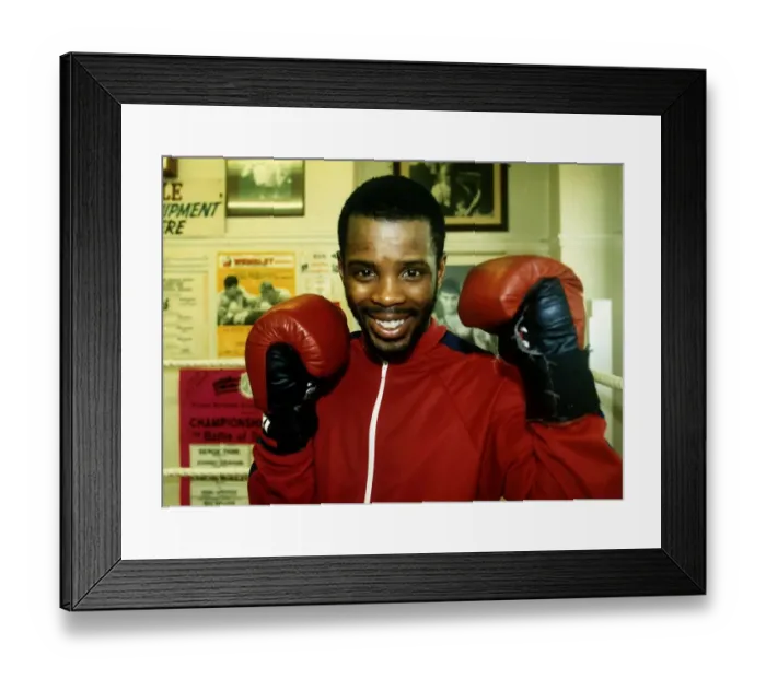 Framed Print : Duke McKenzie Boxing Super Bantamweight boxer Framed Print : Duke McKenzie Boxing Super Bantamweight boxer