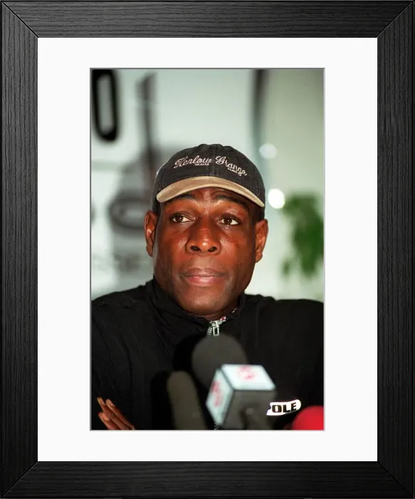 Framed Print : Frank Bruno EX Boxer October 97 Framed Print : Frank Bruno EX Boxer October 97