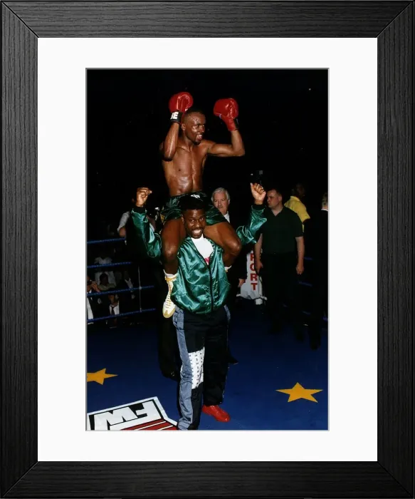 Framed Print : Colin McMillan boxer after winning the WBO featherweight title Framed Print : Colin McMillan boxer after winning the WBO featherweight title