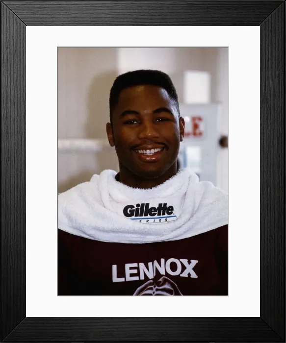 Framed Print : Lennox Lewis heavyweight boxer Framed Print : Lennox Lewis heavyweight boxer