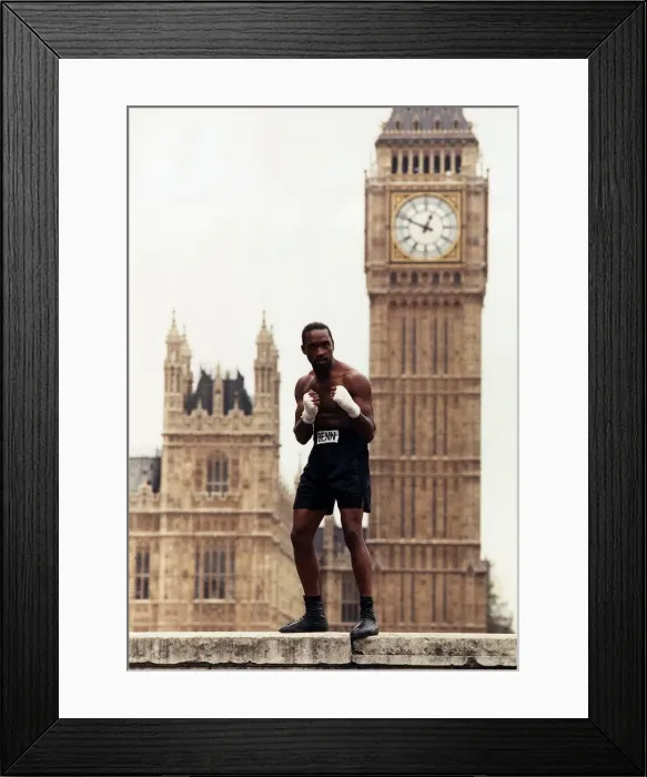 Framed Print : Nigel Benn Boxer Framed Print : Nigel Benn Boxer