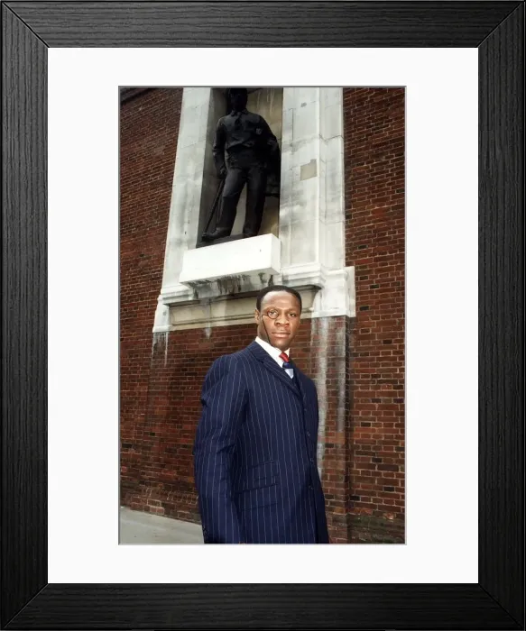 Framed Print : Chris Eubank Boxing Framed Print : Chris Eubank Boxing