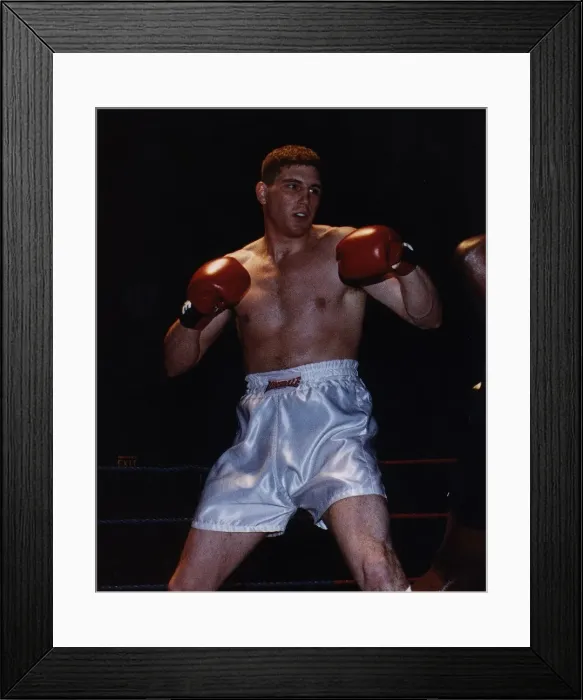 Framed Print : Joe Bugner JNR Boxing in ring