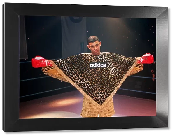 Prince Naseem Hamed the WBO Featherweight Champion in the new Adidas promotion at
