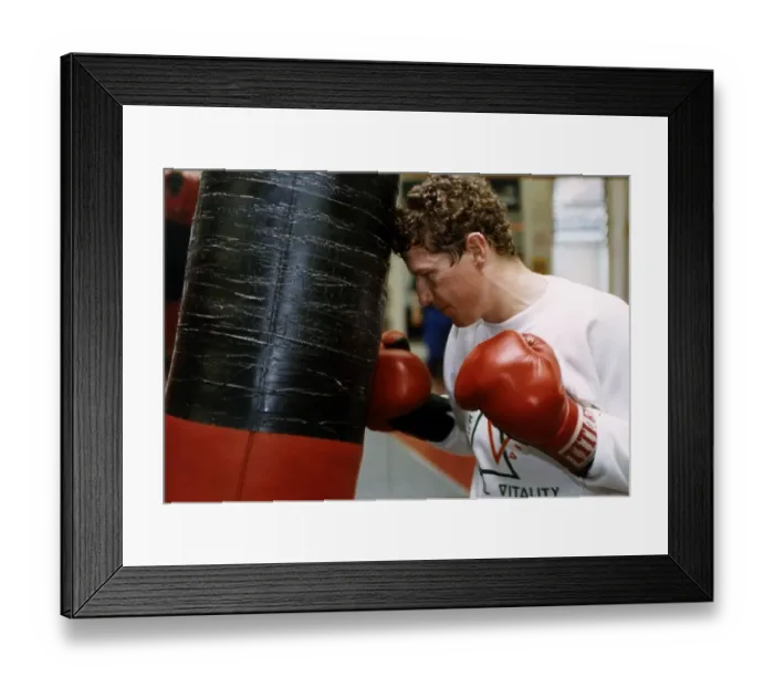 Framed Print : Terry Marsh British Boxer in training Framed Print : Terry Marsh British Boxer in training