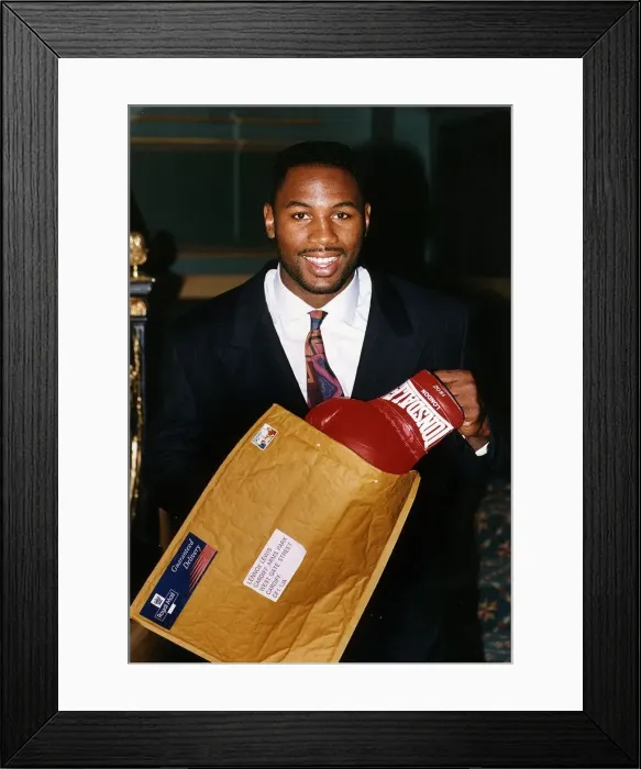 Framed Print : Lennox Lewis heavyweight boxer Framed Print : Lennox Lewis heavyweight boxer