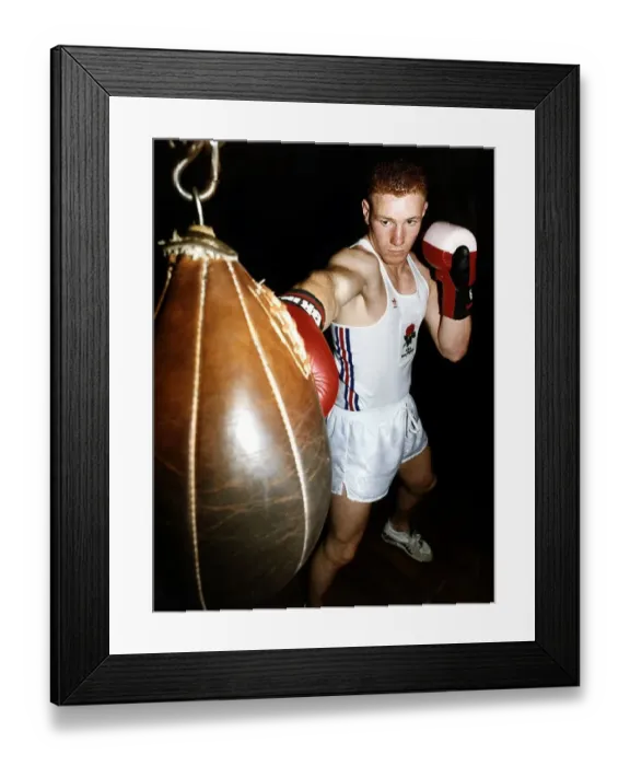 Framed Print : Anthony Todd Boxing grateful to his dad Frank who took him to the gym to toughen him up