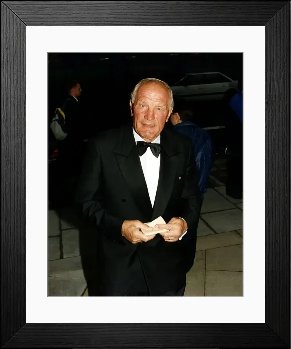 Framed Print : Henry Cooper former boxer now commentator