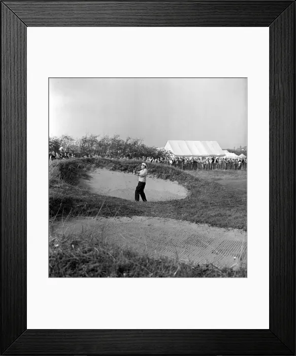 Framed Print : Golf - Ryder Cup - October 1961 at the Royal Lytham & St Annes Golf Course in
