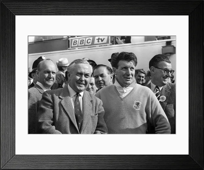 Framed Print : Ryder Cup Great Britain v USA Golf October 1965 British Prime Minister Harold Framed Print : Ryder Cup Great Britain v USA Golf October 1965 British Prime Minister Harold