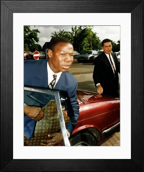 Framed Print : Chris Eubank boxer at Haywards Heath Court Framed Print : Chris Eubank boxer at Haywards Heath Court