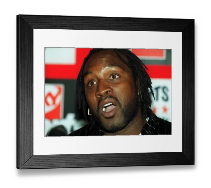 Framed Print : Nigel Benn At A Press Conference Today At The London Dorchester Framed Print : Nigel Benn At A Press Conference Today At The London Dorchester