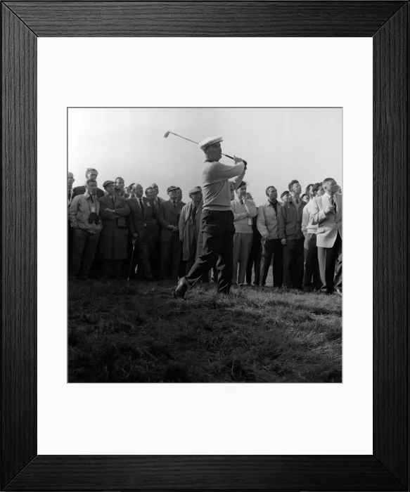 Framed Print : Golf - Ryder Cup - October 1961 at the Royal Lytham & St Annes Golf Course in