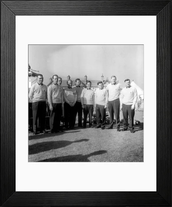 Framed Print : Golf Ryder Cup October 1961 European Ryder Cup Team at the Royal Lytham & St Framed Print : Golf Ryder Cup October 1961 European Ryder Cup Team at the Royal Lytham & St