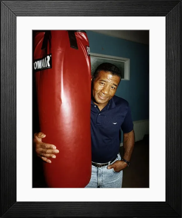 Framed Print : Floyd Patterson Ruddocks coach Boxing Framed Print : Floyd Patterson Ruddocks coach Boxing