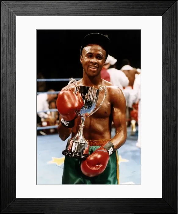  : Colin McMillan boxer the new Commonwealth featherweight champion after beating Percy