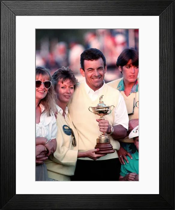 Framed Print : The Ryder Cup September 1989 Johnny Walker Ryder Cup 1989 Golf at The Belfry