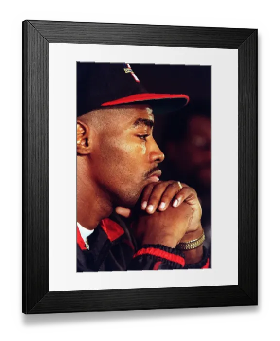 Framed Print : Boxer Tom Boom Boom Johnson Who Will Fight Prince Naseem On 8th February Framed Print : Boxer Tom Boom Boom Johnson Who Will Fight Prince Naseem On 8th February