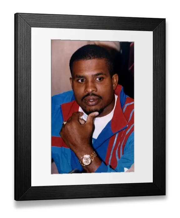 Framed Print : Razor Ruddock at his press conference Boxer Boxing