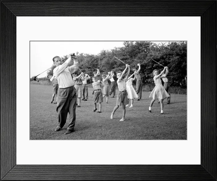 Framed Print : The favourite game amongst the children of Westerhope, Northumberland Framed Print : The favourite game amongst the children of Westerhope, Northumberland