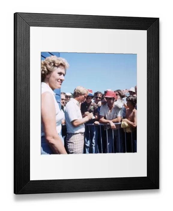 Framed Print : British Open 1977. Turnberry, Scotland, July 1977. British Open Golf Championships July