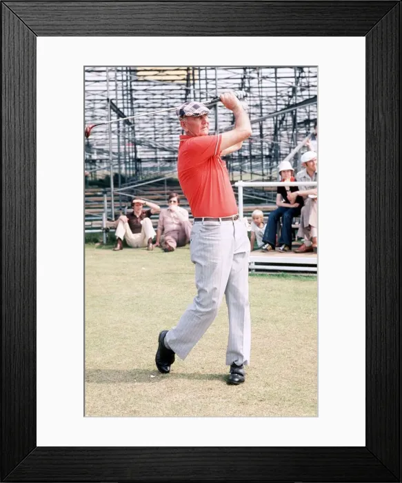 Framed Print : British Open 1977. Turnberry, Scotland, July 1977. British Open Golf Championships July