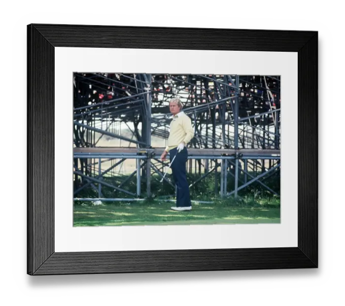 Framed Print : British Open 1977. Turnberry, Scotland, July 1977. Jack Nicklaus British Open Golf Framed Print : British Open 1977. Turnberry, Scotland, July 1977. Jack Nicklaus British Open Golf