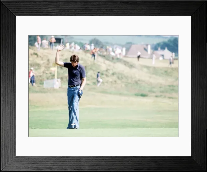 Framed Print : British Open 1977. Turnberry, Scotland, July 1977. British Open Golf Championships July